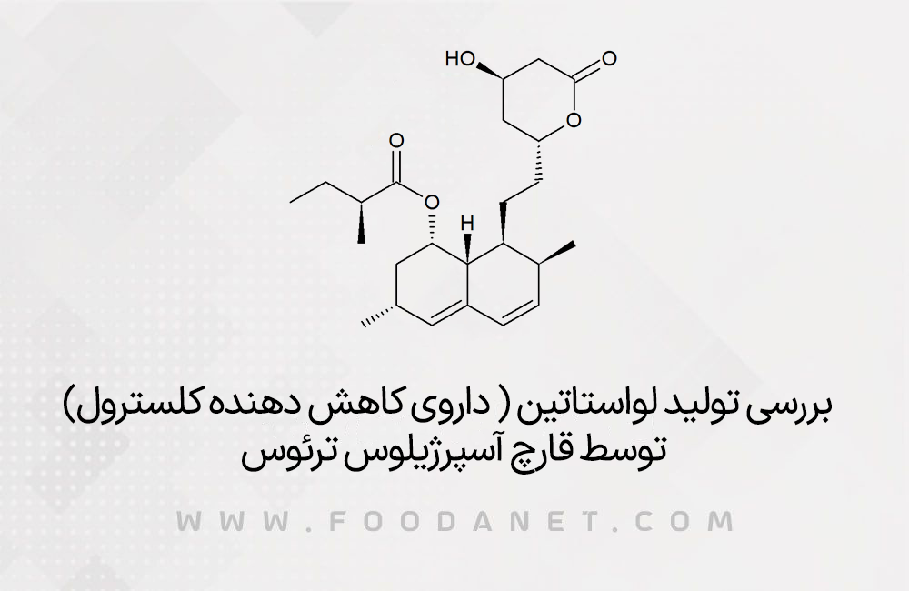 بررسی تولید لواستاتین ( داروی کاهش دهنده کلسترول) توسط قارچ آسپرژیلوس ترئوس